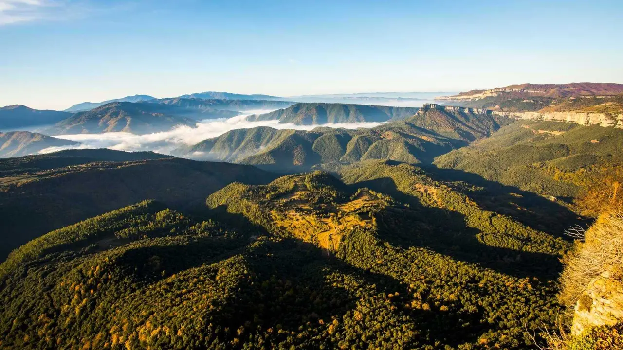 Paysage volcanique de La Garrotxa. | Shutterstock