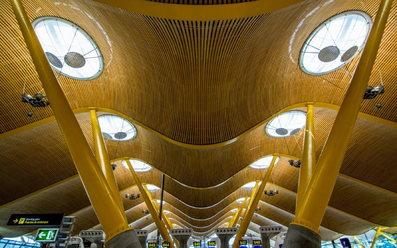 Le T4 à l'aéroport de Madrid Barajas
