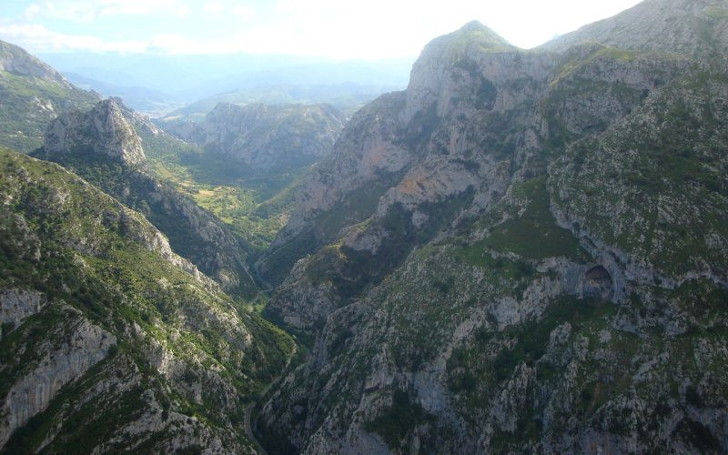 La gorge de l'Hermida