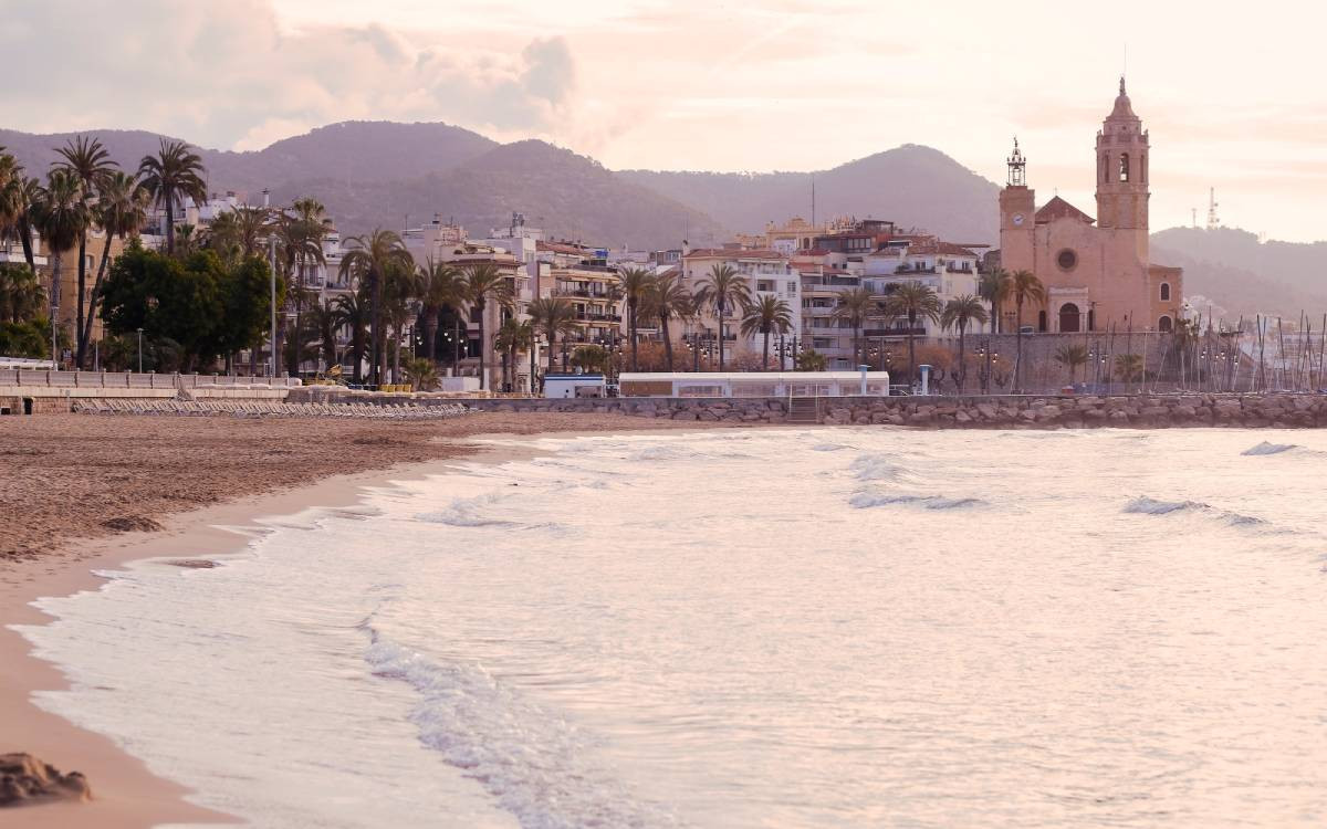 Plage de San Sebastián à Sitges