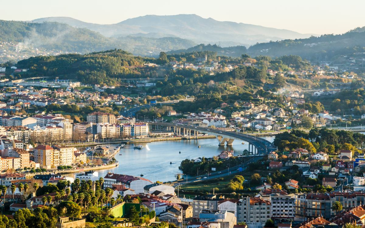 Vue de la Ría de Pontevedra