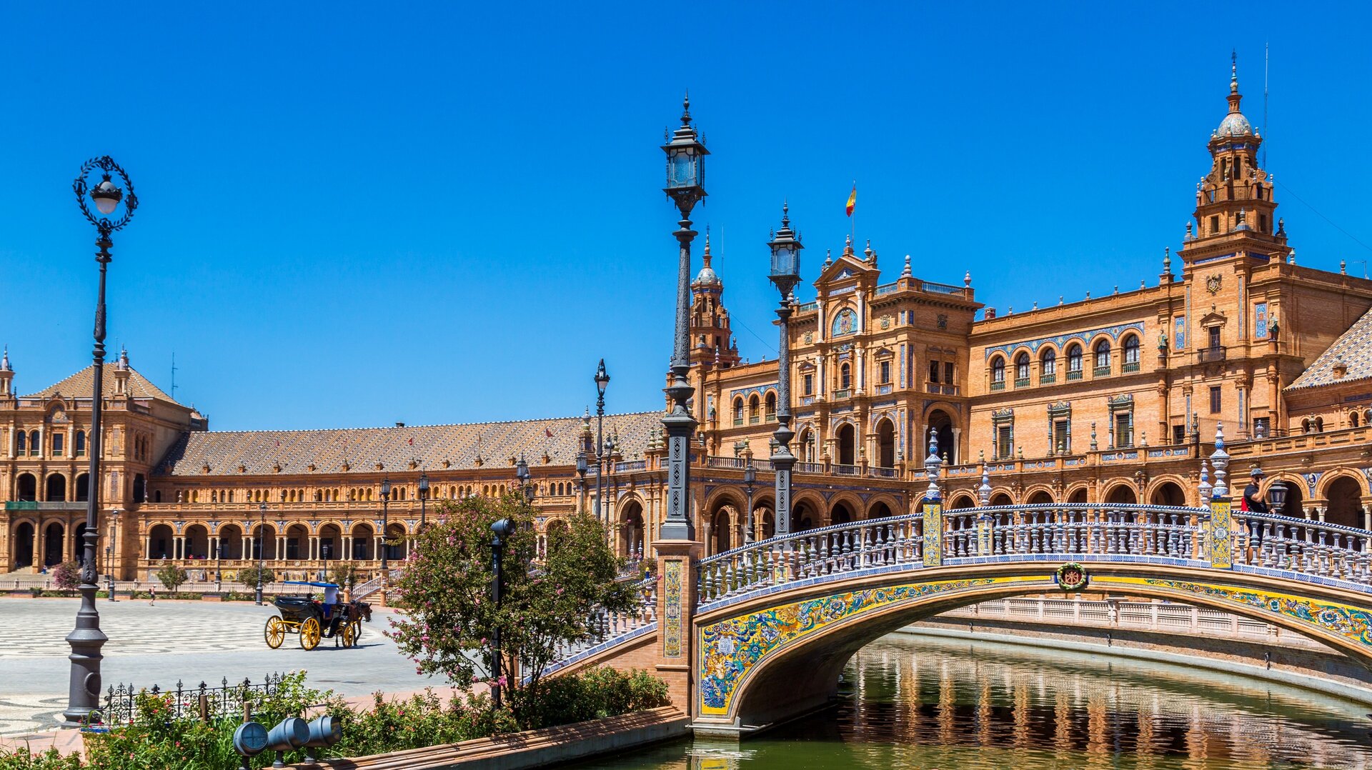 Plaza de España, dans le parc de María Luisa