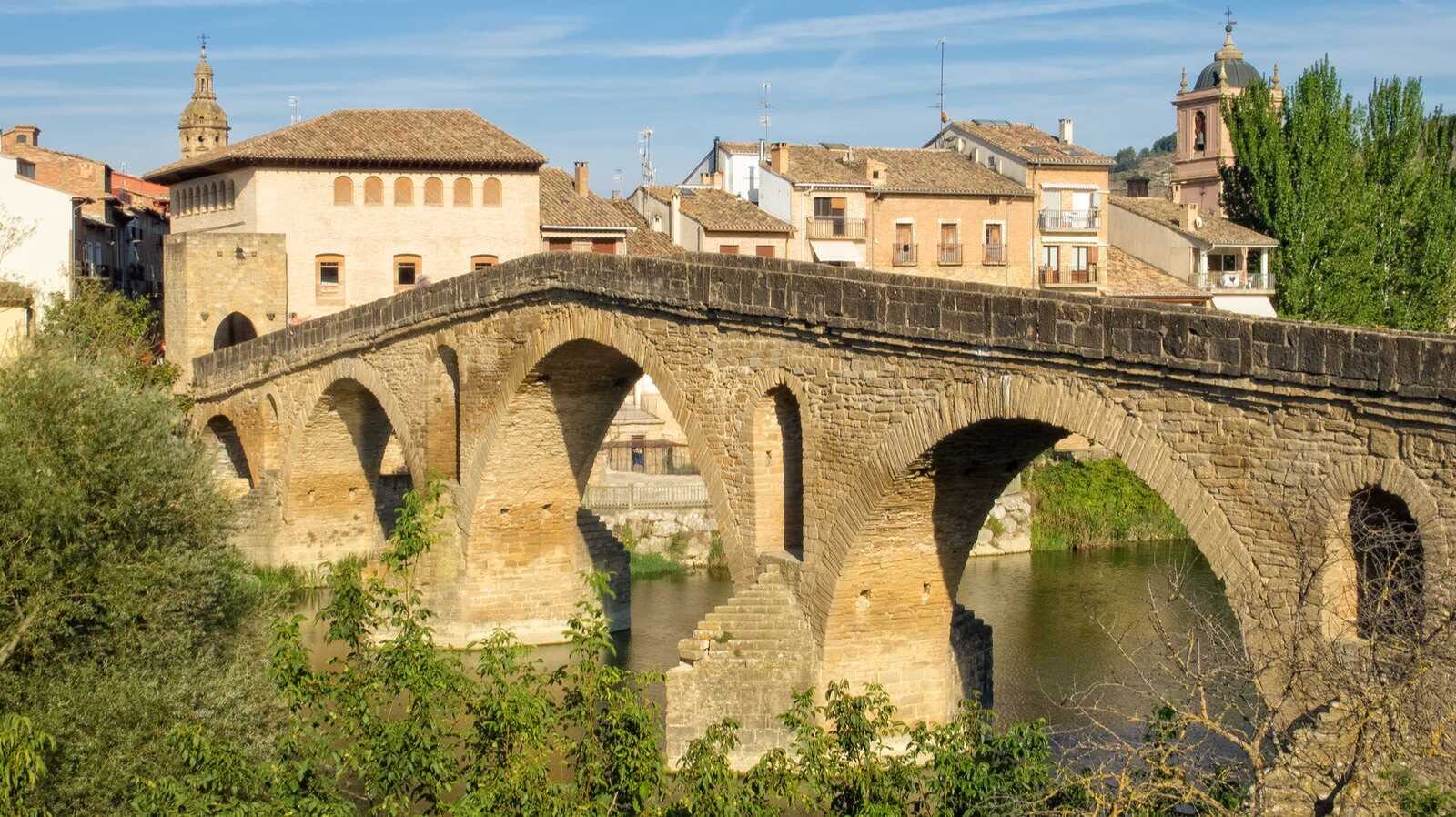 Puente la Reina, fin de l'étape. | Dreamstime