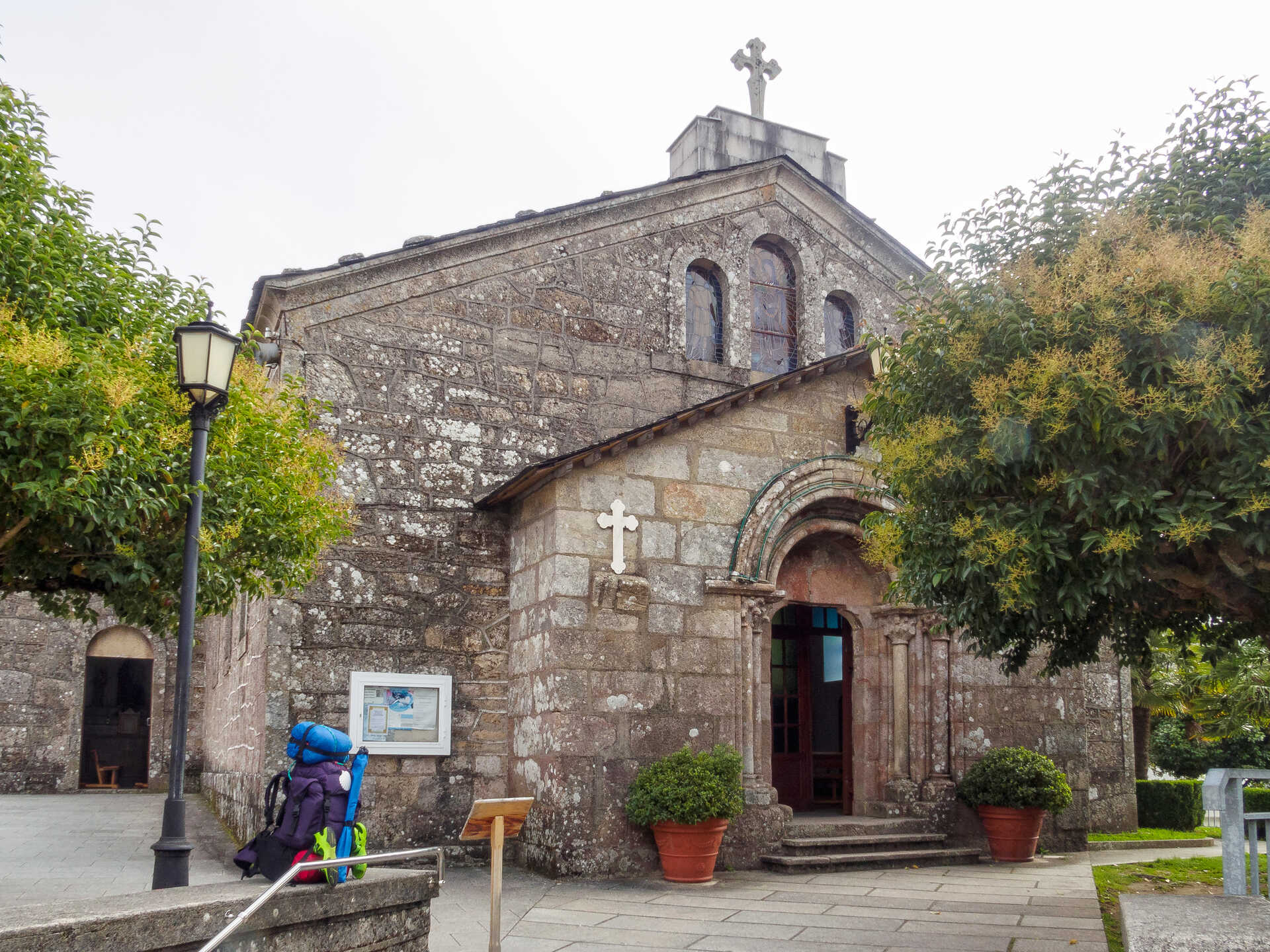 Église Saint-Tirso à Palas de Rei. | Dreamstime