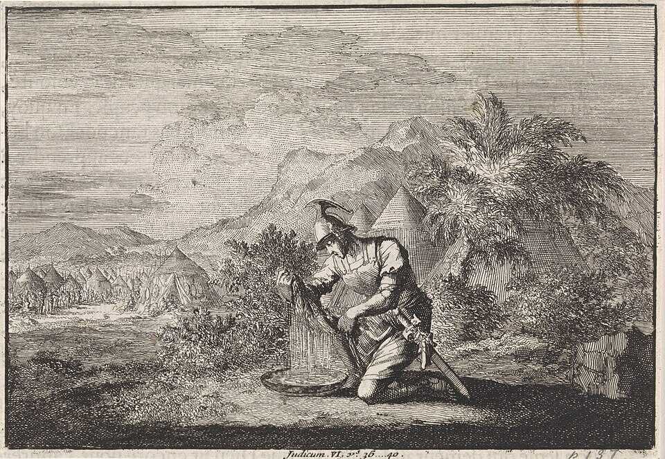 Gédéon et la toison. | Wikimedia
