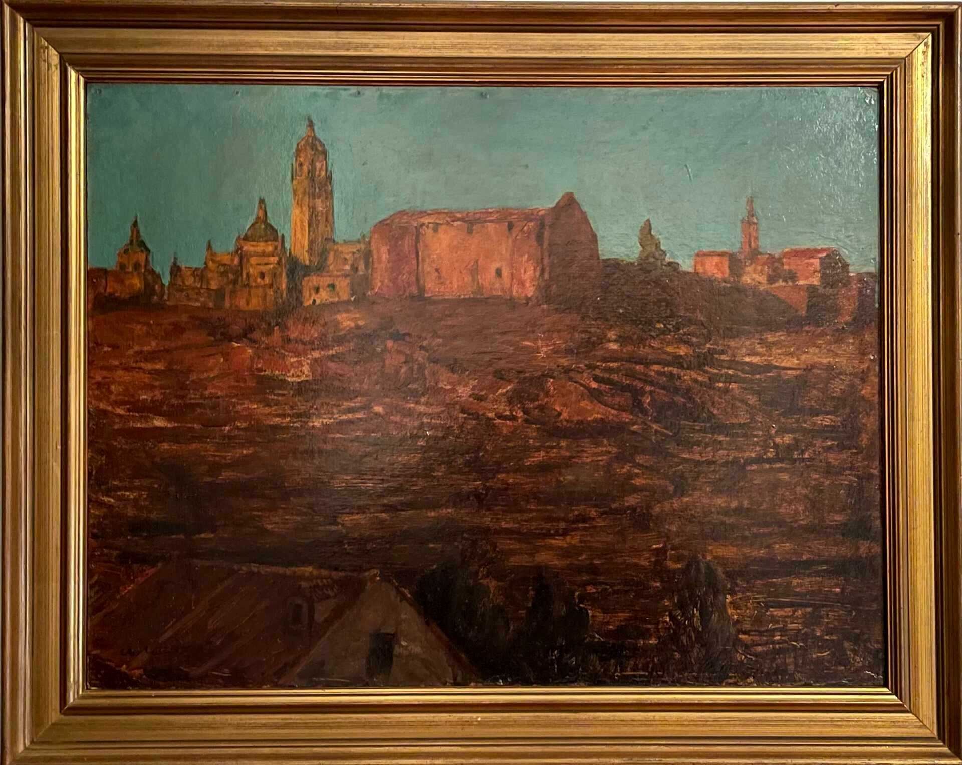 Charles Cottet, Segovia, h. 1904-1905. | Colección Zuloaga