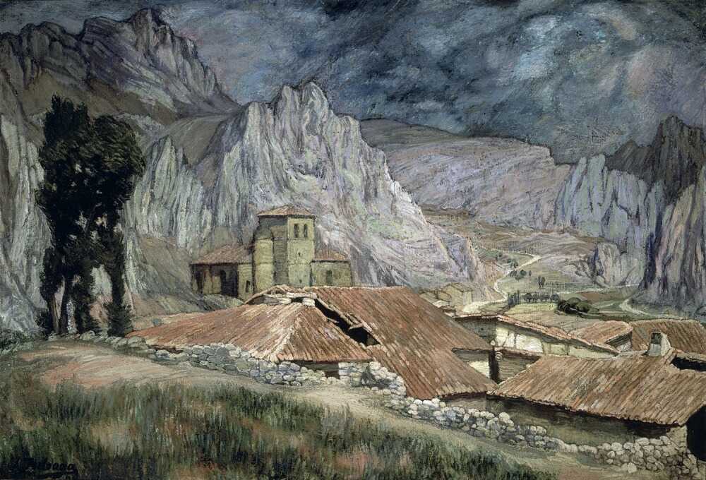 Ignacio Zuloaga Zabaleta, Paisaje de Pancorbo, 1917. | Colección Zuloaga.